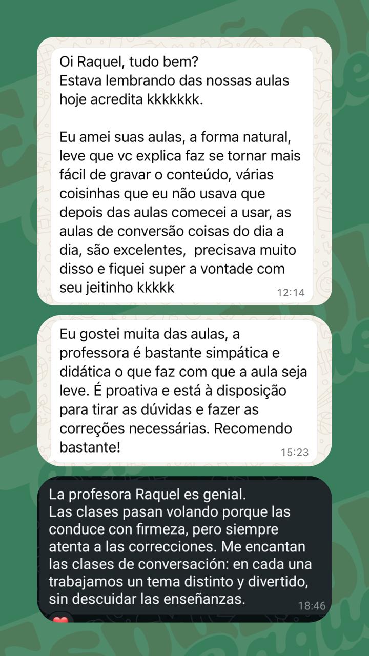 Mensagem espontânea destacando suporte contínuo